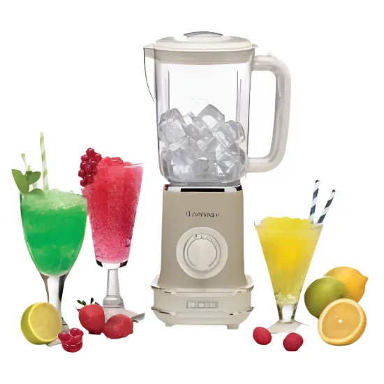 Ariete Blender 2Speeds & Pulse Button Plastic Jar, 1.5Lit, 500Watts, Beige