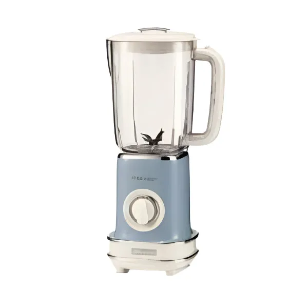 Ariete Blender 2Speeds & Pulse Button Plastic Jar, 1.5Lit, 600Watts, Blue