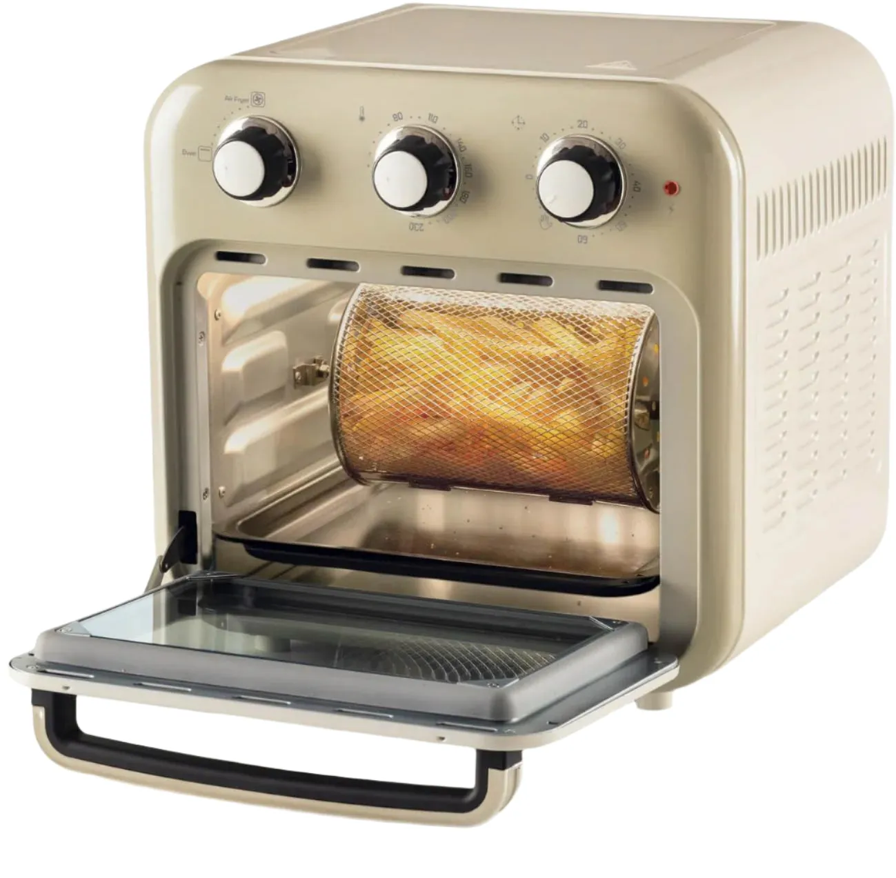 Ariete Vintage Air Fryer Oven, 16Lit, 1400Watts, Beige