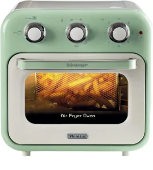 Ariete Vintage Air Fryer Oven, 16Lit, 1400Watts, Green