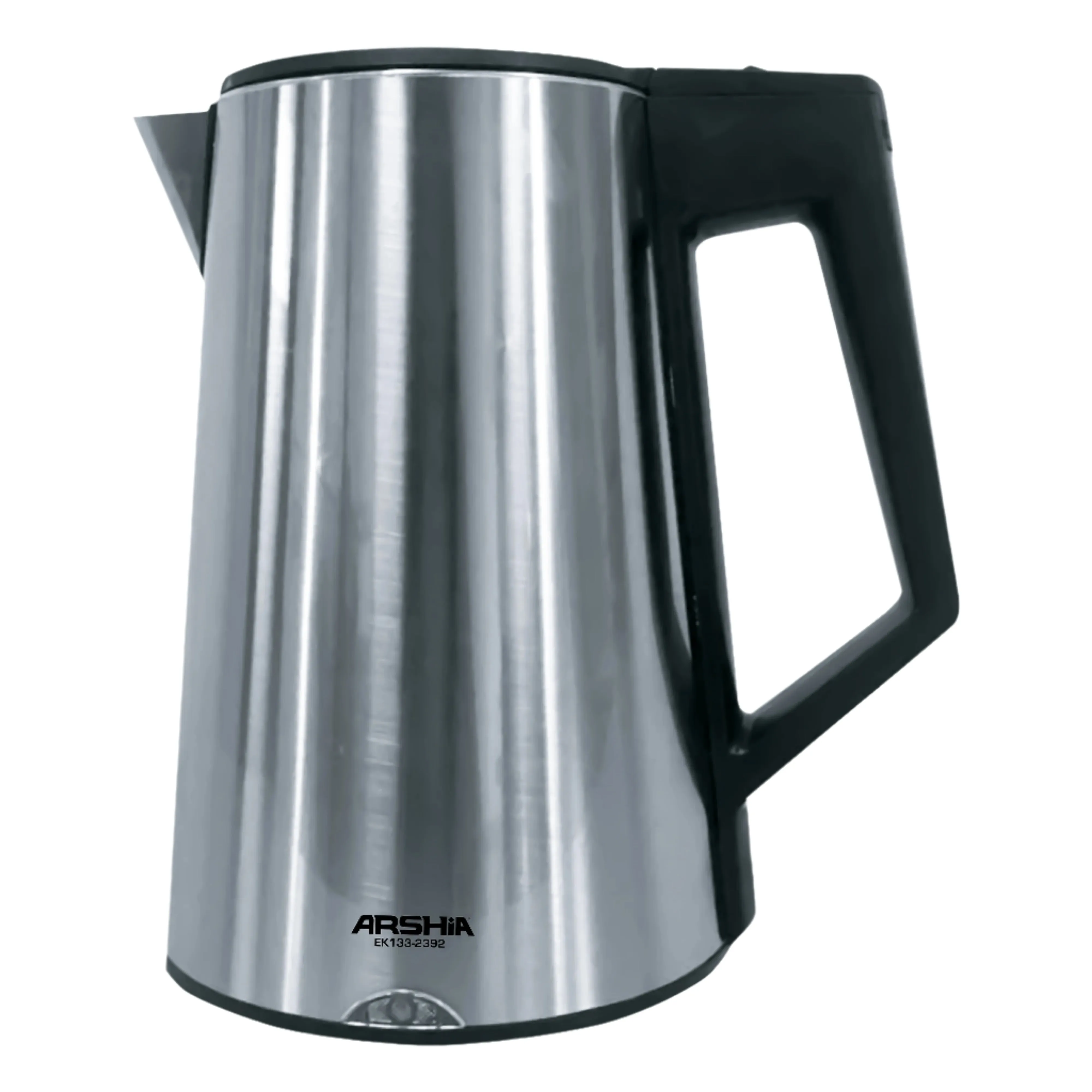 Arshia Cordless Electric Kettle, 1.5Lit, 2150Watts, Silver