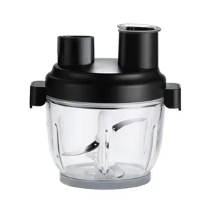 Arshia Hand Blender 8 in 1, 0.8Lit, 2200Watts, Black