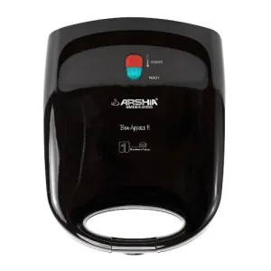 Arshia Sandwich Maker Grill, 1200Watts, Black