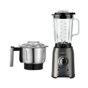 Arshia Speed Table Blender With 2-Piece Jar Set, 1.5Lit, 700Watts, Silver