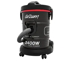 Arzum Cleaner Raptor Drum Type Vacuum, 5M Cable, 2400Watts, Black