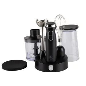 Belinger Haus Hand Blender 6Pcs Set, Black