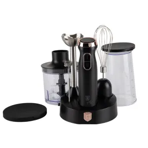Belinger Haus Hand Blender 6Pcs Set, Haus / Black
