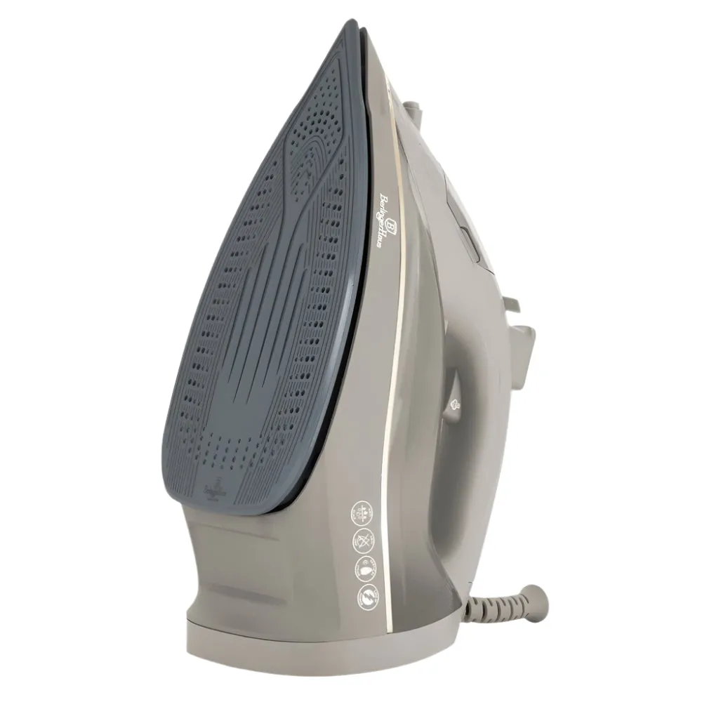 Berlinger Haus Steam Iron Ceramic Soleplate, 0.3Lit, 2200Watts, Sahara