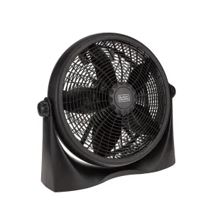 Black & Decker Desk Fan, 16Inch, Black