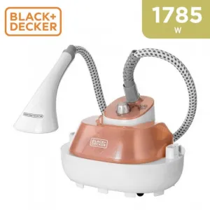 Black & Decker Manual Garment Steamer,1785 Watts, White