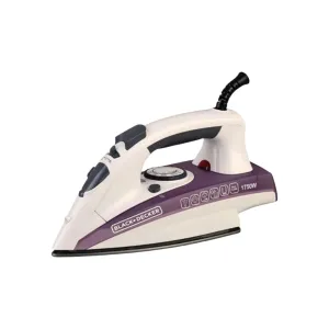 Black & Decker Steam Iron with Nonstick Soleplate, 1750Watts, Purple