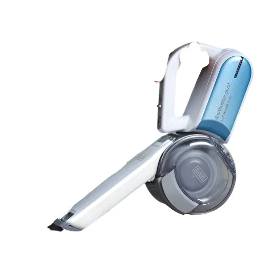 Black & Decker Upright Vacuum, 10.8V Lithium-Ion Pivot, Dust Buster, White