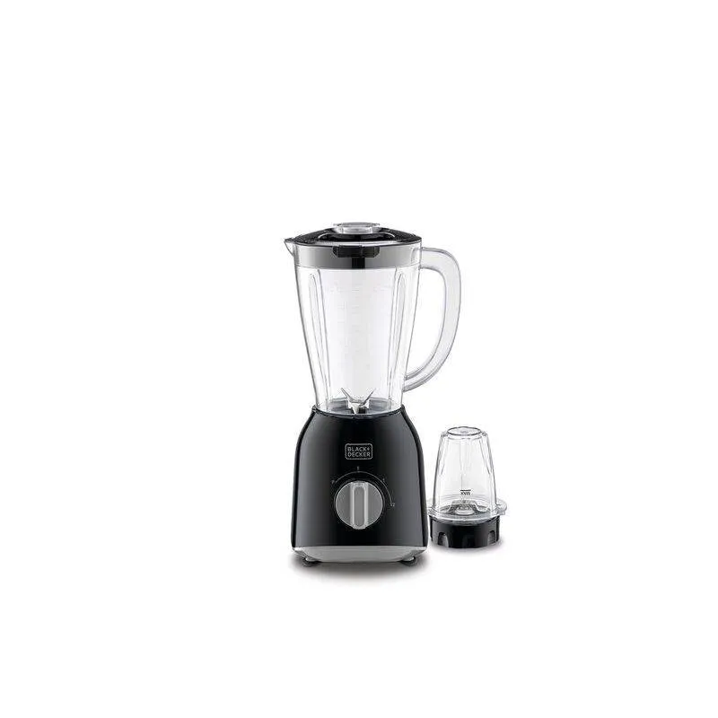Black   Decker Blender with Grinder & Extra Jar, 400Watts, Black