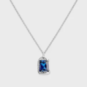 Bleue Burnham Rose Pendant - Blue
