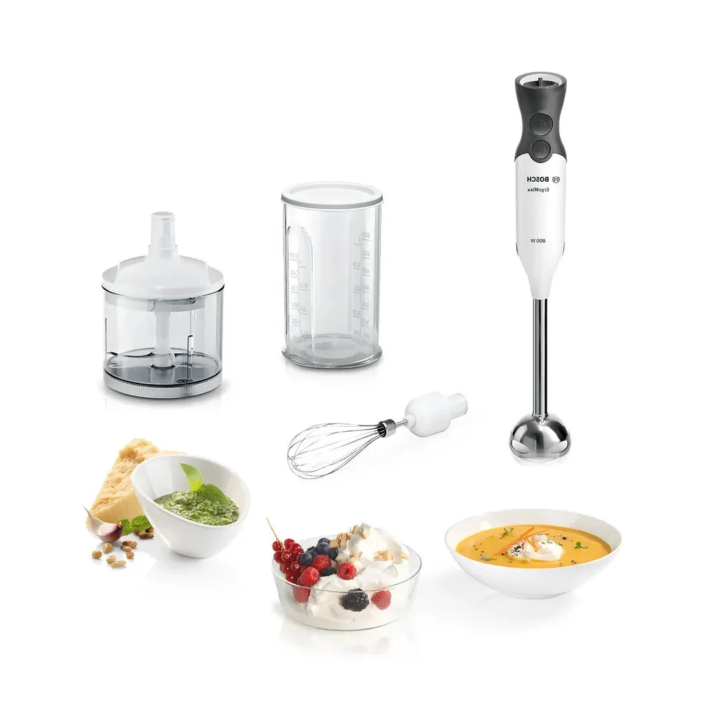 Bosch Hand blender Ergo Mix 800 Watts, anthracite White