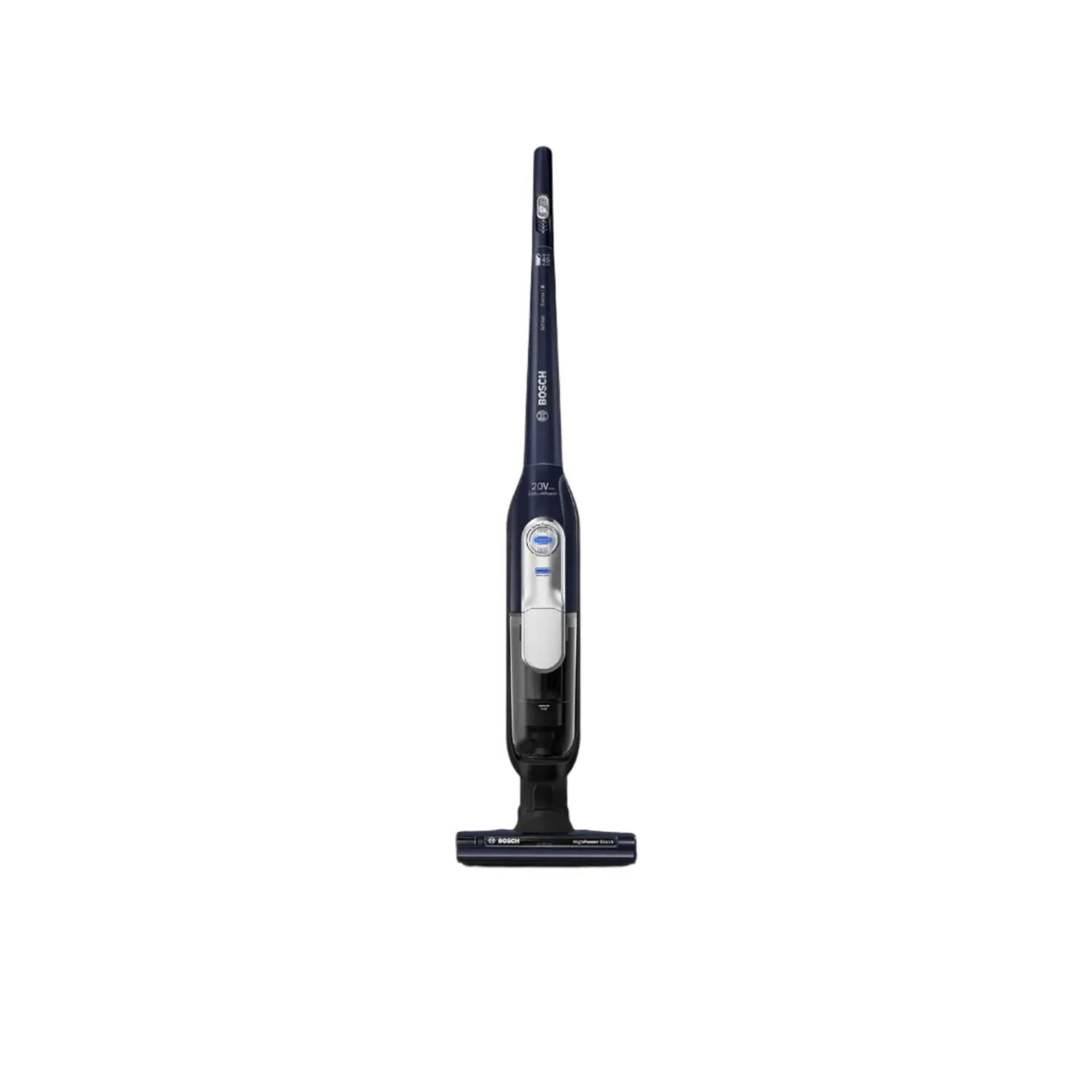 Bosch Rechargeable Upright Vacuum Cleaner, 3Function, Dark Navy