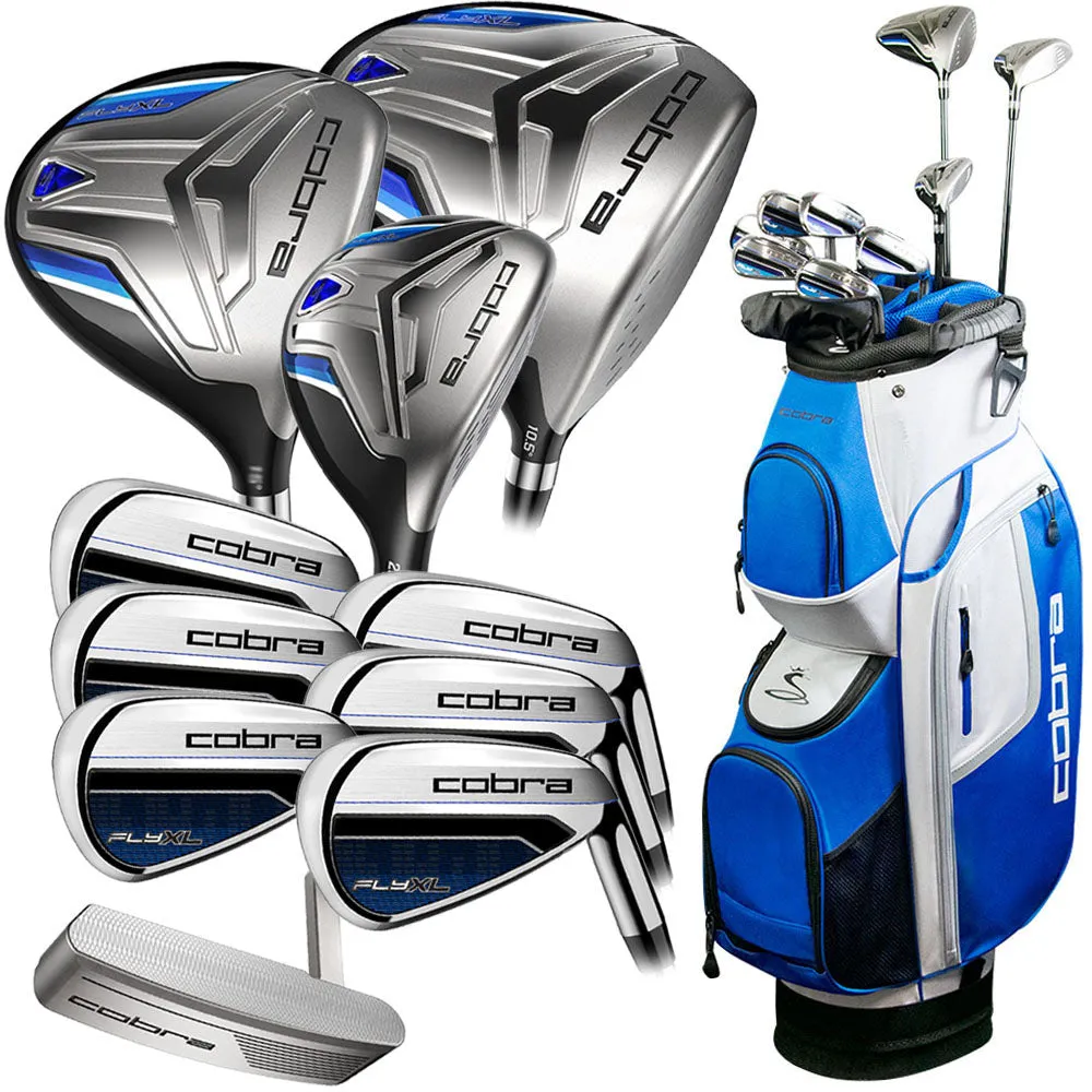 Cobra Fly XL 11-Piece Cart Bag Package Set - Graphite