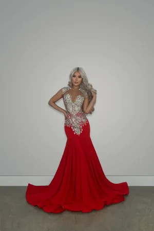 Dayan Gown Red