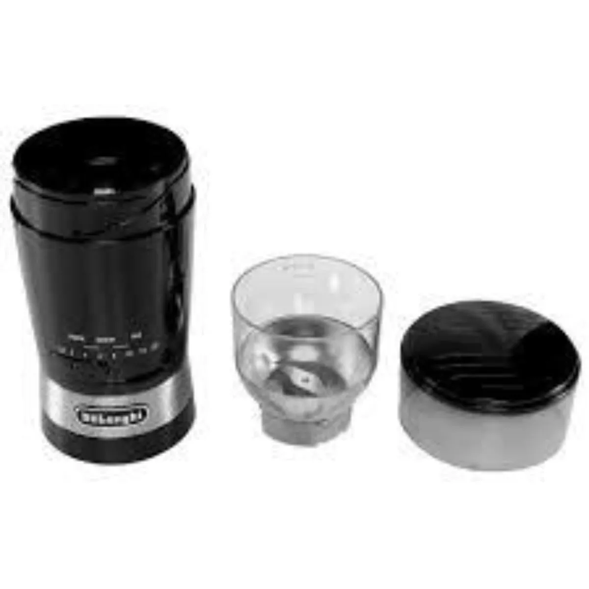 Delonghi Coffee Grinder With Stainless Steel Blades Three Different Grinding Levels Adju