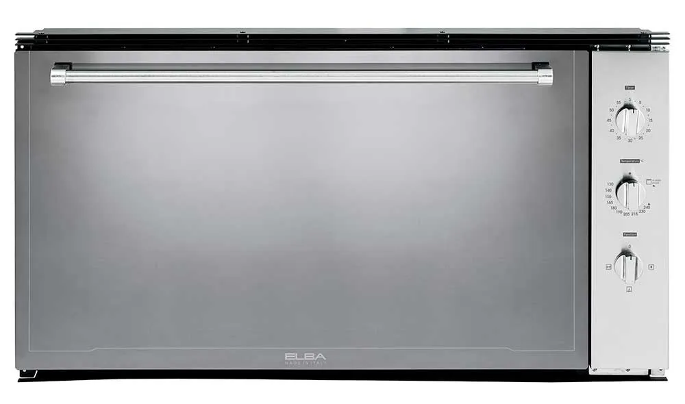 Elba Built in Oven Gas, Stainless Steel with Cooling Fan, 90Cm