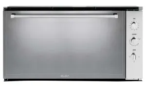 Elba Built in Oven Gas, Stainless Steel with Cooling Fan, 90Cm