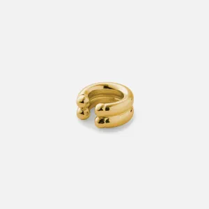 Eliou Double Regina Cuff - Gold