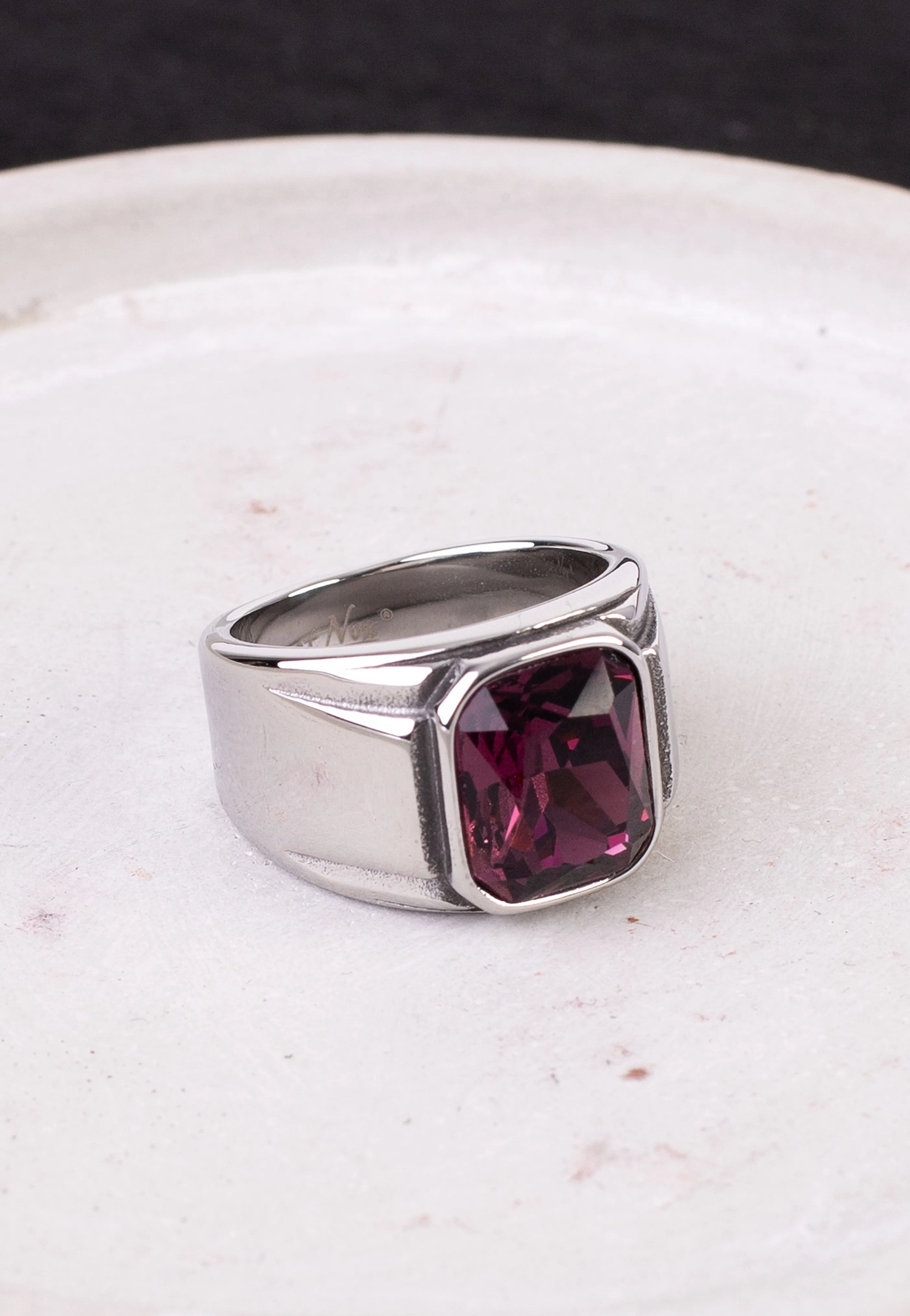 etNox - Simply Purple mit Stein - Ring