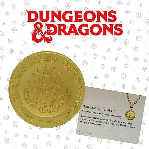 Fanattik Dungeons & Dragons Amulet of Health Medallion Collectible (HAS-DUN04)