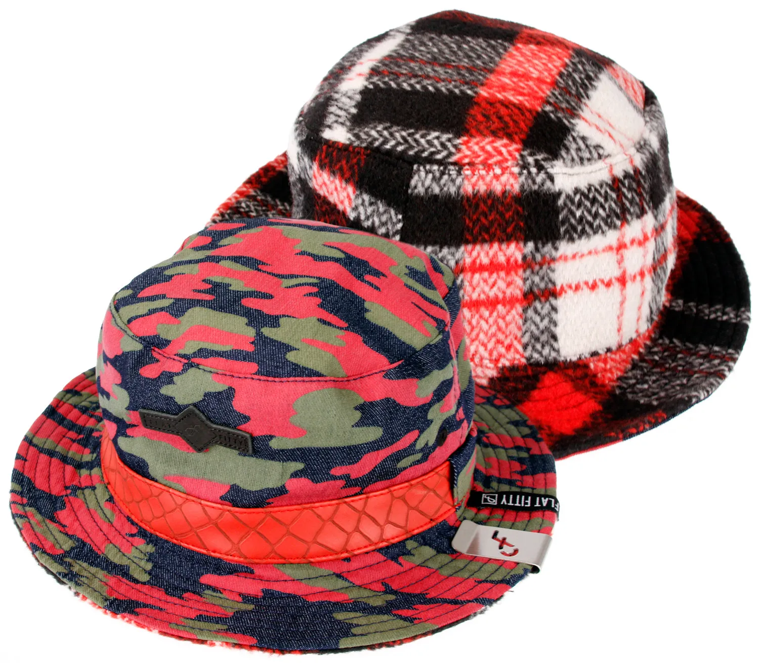 Flat Fitty Just Bucket Reversible Bucket Hat Cap - Many Colors