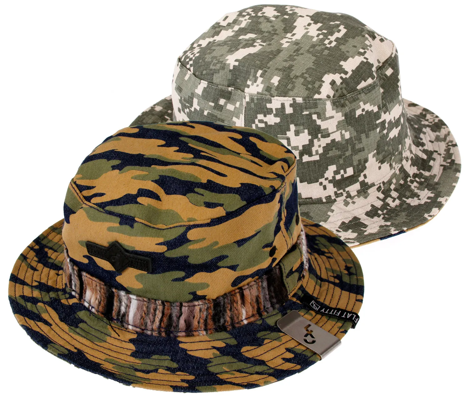 Flat Fitty Just Bucket Reversible Bucket Hat Cap - Many Colors