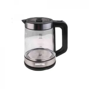 Geepas 1.7Ltrglasskettle/Trnsprntglsswtrlevl1X8