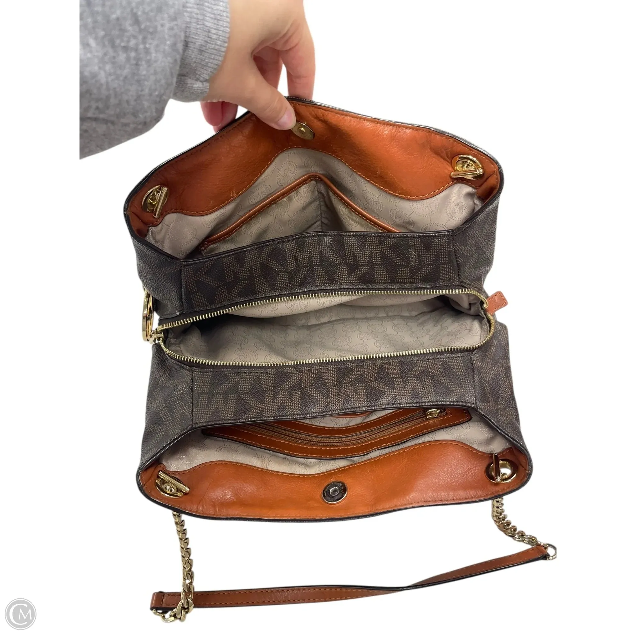 Handbag Designer By Michael Kors, Size: Large