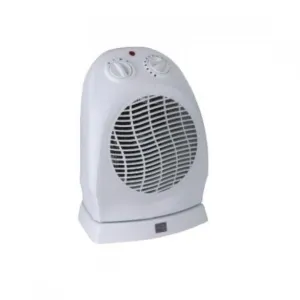 HOME Electric Fan Heater, 2000 Watts, White