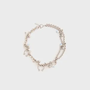 Justine Clenquet Holly Summer Necklace - Pearl Blue