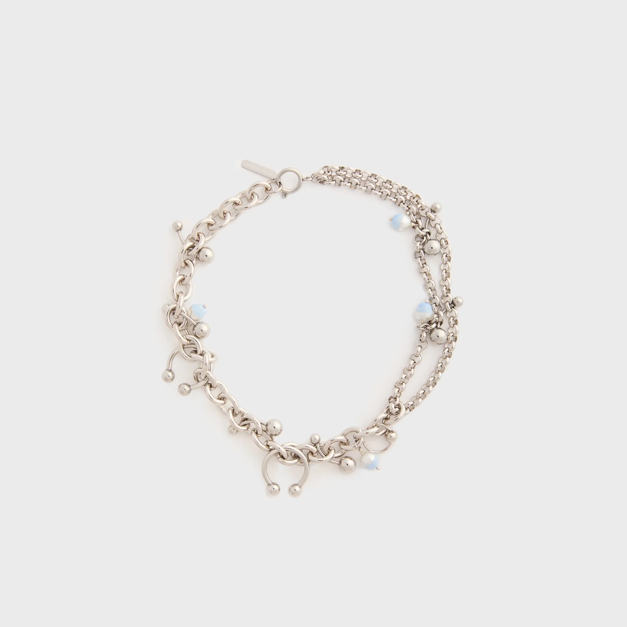 Justine Clenquet Holly Summer Necklace - Pearl Blue