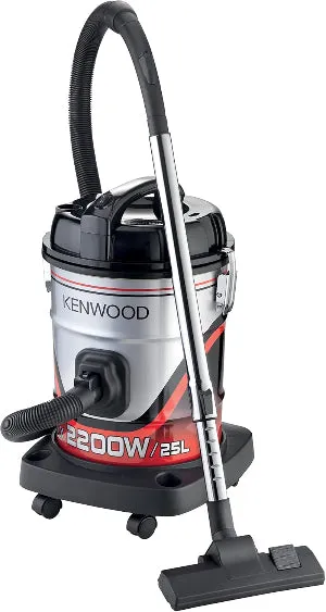 Kenwood Canister Vacuum, 25Lit, 2200Watts, Grey