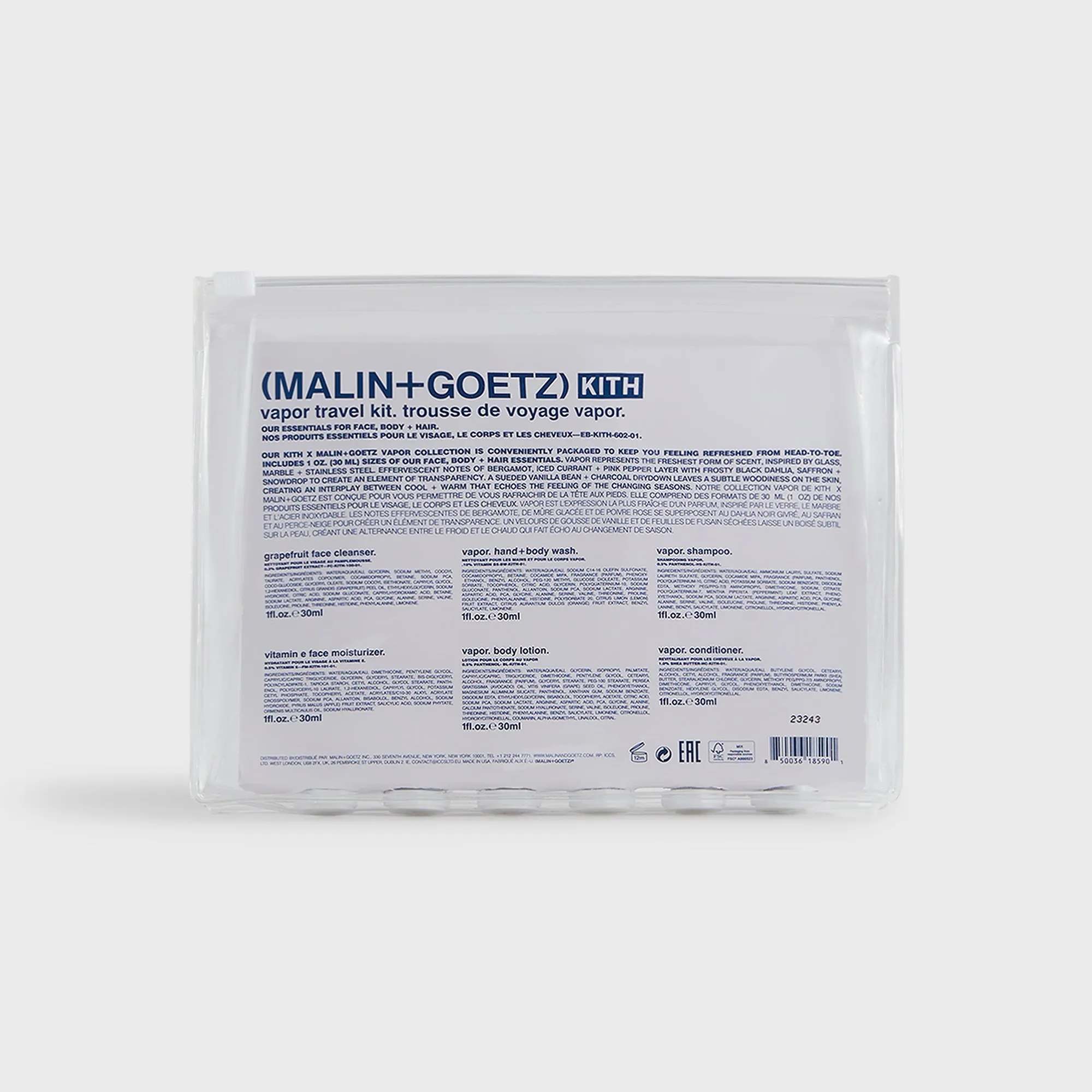 Kith for MALIN GOETZ - Vapor Travel Kit