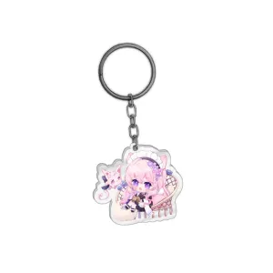 MayuLarkspur Break Time Keychain