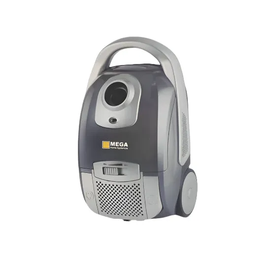 Mega Canister Vacuum Cleaner, 5Lit, 2000Watts, Grey