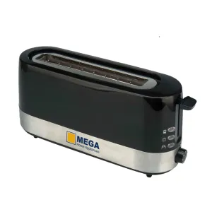 Mega Toaster 1 Slice, 750Watts, Black