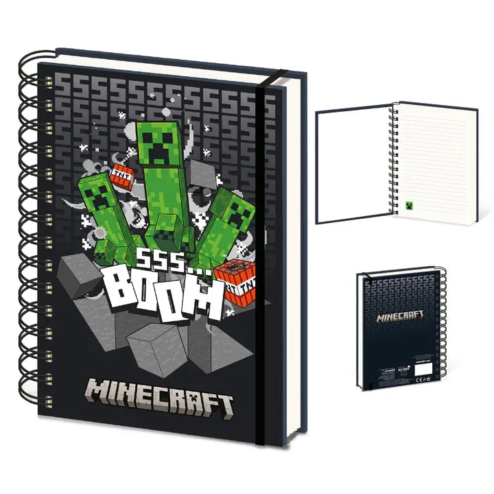 Minecraft (Boom) A5 3d Lenticular Notebook