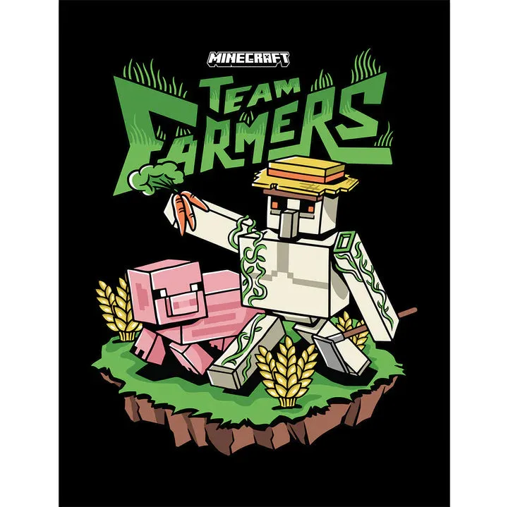 Minecraft (Team Farmers) Collector Print (Framed)