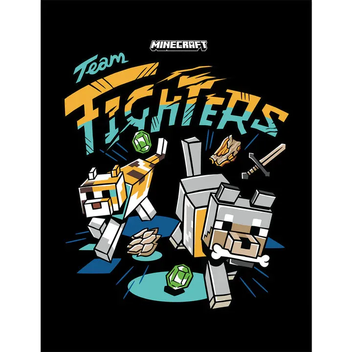 Minecraft (Team Fighters) Collector Print (Framed)