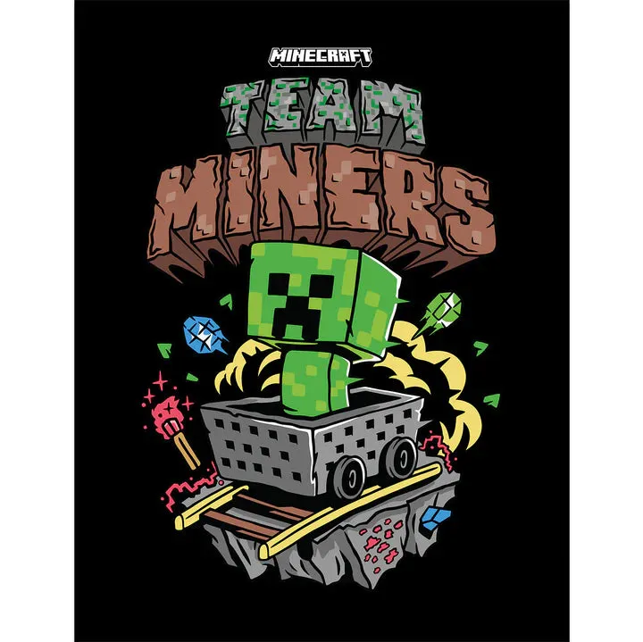 Minecraft (Team Miners) Collector Print (Framed)