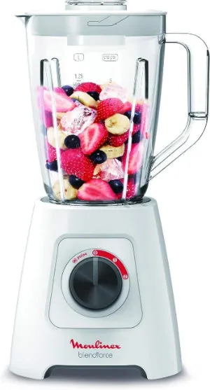 Moulinex Blend force Blender, 2Lit, 600Watts, White
