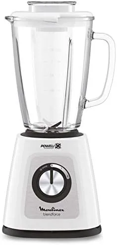 Moulinex Blend force Glass Blender, 1.75Lit, 700Watts, White