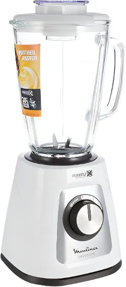 Moulinex Blend force Glass Blender, 1.75Lit, 700Watts, White