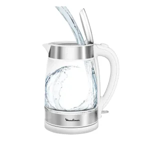 Moulinex Glass Kettle, 1.7Lit, 2200Watts, White