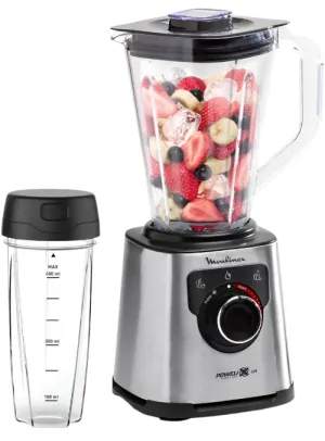 Moulinex Perfect mix Blender, 2Lit, 1200Watts, Silver