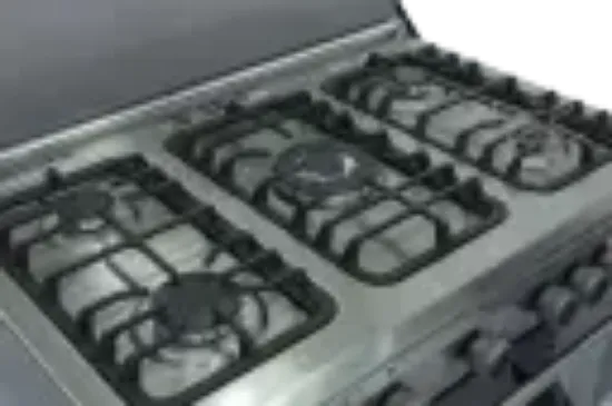 Nara Gas Cooker, 90Cm, Pan support stainless steel with 2 fans, Cast iron
